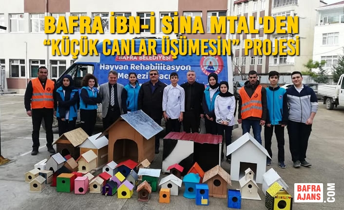 Bafra İbn-İ Sina Mtal'den “Küçük Canlar Üşümesin” Projesi
