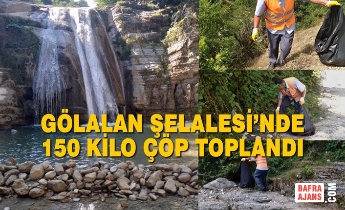 Gölalan Şelalesi’nde 150 Kilo Çöp Toplandı