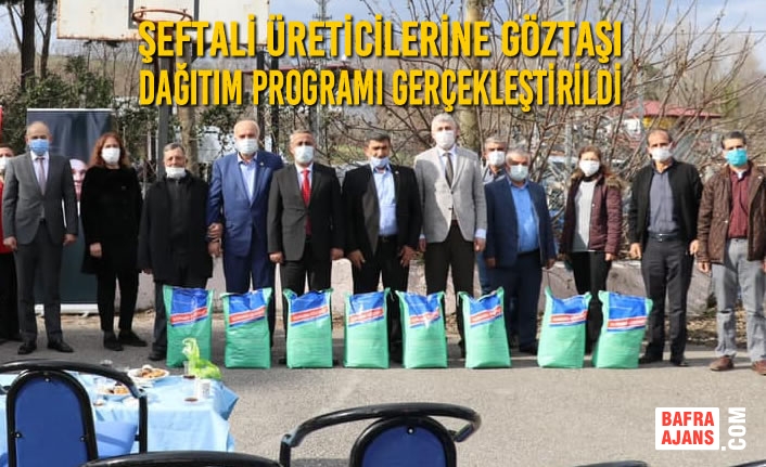 Şeftali Üreticilerine Göztaşı Dağıtım Programı Gerçekleştirildi