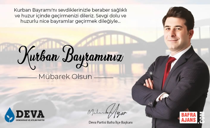 Başkan Muharrem Uyar'dan Kurban Bayramı Mesajı