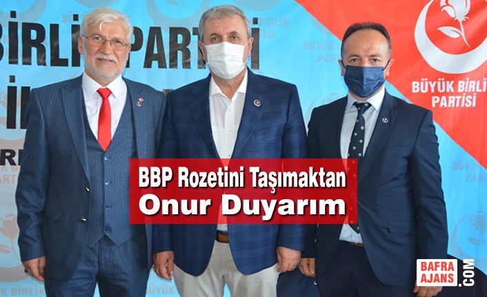 BBP Rozetini Taşımaktan Onur Duyarım