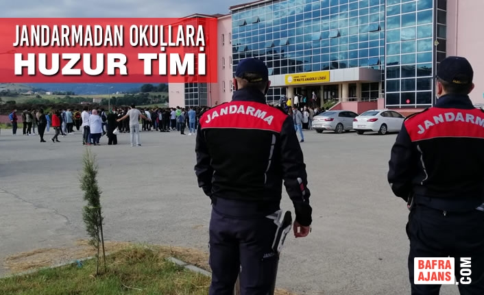 Jandarmadan Okullara Huzur Timi