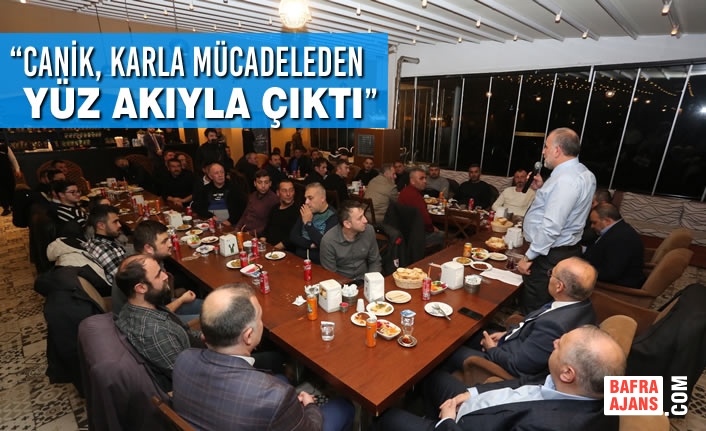 “Canik, Karla Mücadeleden Yüz Akıyla Çıktı”