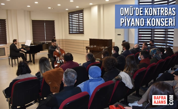 OMÜ’de Kontrbas-Piyano Konseri