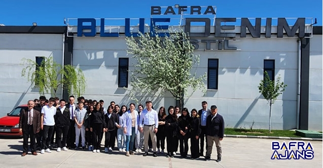 Öğrencilerden Bafra Bluedenim  ve Fabio Firmalarına Ziyaret