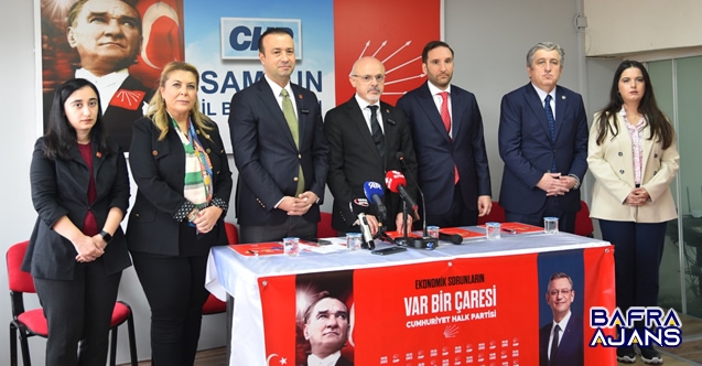CHP’nin Ekonomi Heyeti Halkı Dinlemek İçin Samsun’da