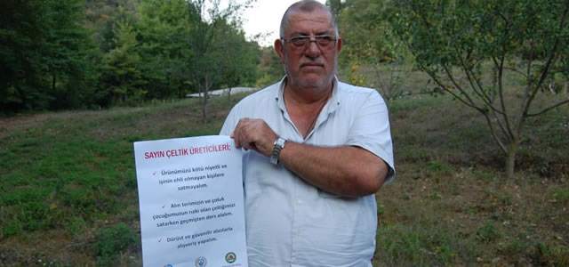 Bafra’da Çeltik Üreticisine Afişli Uyarı