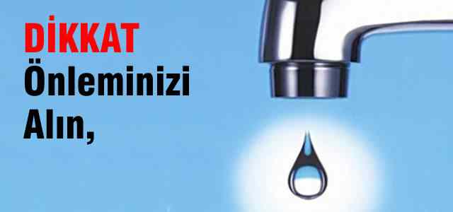 Bafra'da Su Kesintisi Yapılacak