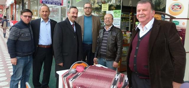 BBP Bafra Adayı Mürtezaoğlu’dan Esnaf Ziyareti