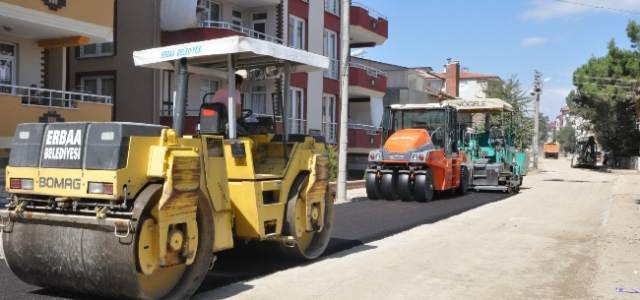 Erbaa’da Asfalt Çalışması 
