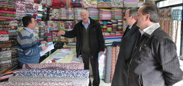 Mürtezaoğlu, Alaçam Caddesinde Esnafları Gezdi