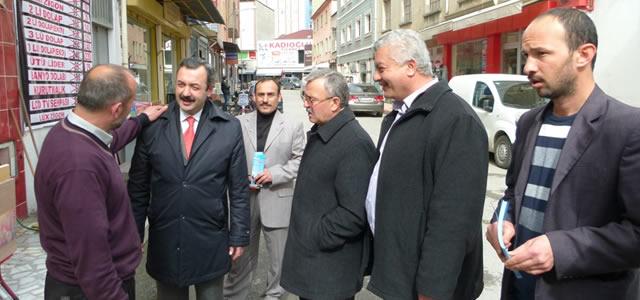 Mürtezaoğlu’dan Şehir Merkezinde Esnaf Ziyareti  