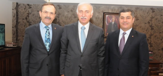Şahin ve Başar’dan Vali İbrahim Şahin’e Ziyaret 