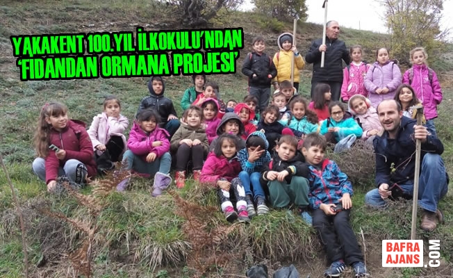 Yakakent 100.Yıl İlkokulu'ndan ‘Fidandan Ormana Projesi’