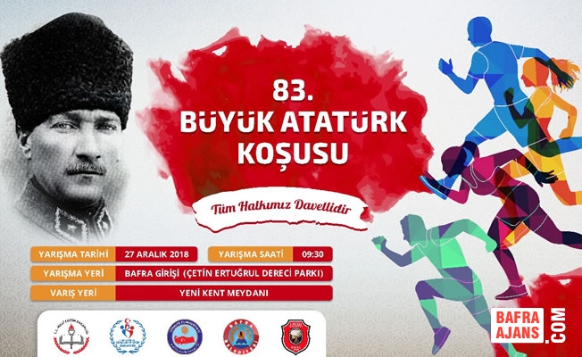 83. Büyük Atatürk Koşusu 27 Aralık'ta Yapılacak