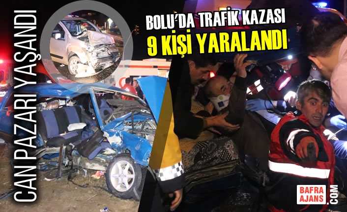 Bolu'da Trafik Kazası: 9 Yaralı