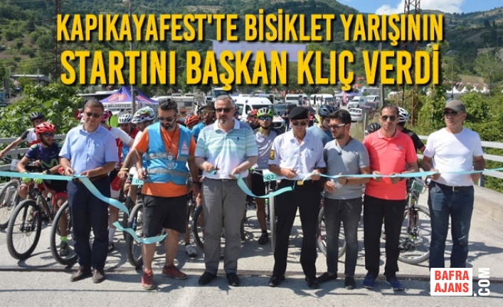 Kapıkayafest'te Bisiklet Yarışının Startını Başkan Kılıç Verdi