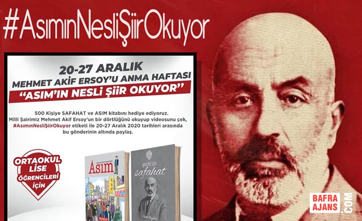 Mehmet Akif Ersoy’u Anma Haftasında “Asım’ın Nesli Şiir Okuyor”