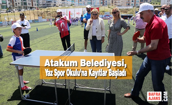 Atakum Belediyesi, Yaz Spor Okulu’na Kayıtlar Başladı