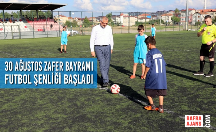 30 Ağustos Zafer Bayramı Futbol Şenliği Başladı