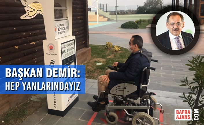 Büyükşehir Engelli Bireylerin Akülü Araçlarını Ücretsiz Şarj Edecekleri İstasyonlar Kurdu