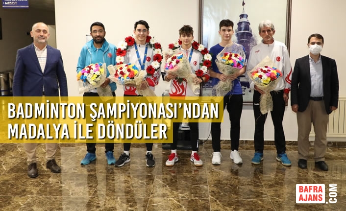 Badminton Şampiyonası’ndan Madalya İle Döndüler
