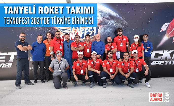Tanyeli Roket Takımı TEKNOFEST 2021'de Türkiye Birincisi
