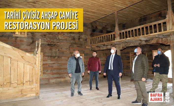 Tarihi Çivisiz Ahşap Camiye Restorasyon Projesi Hazırlanıyor