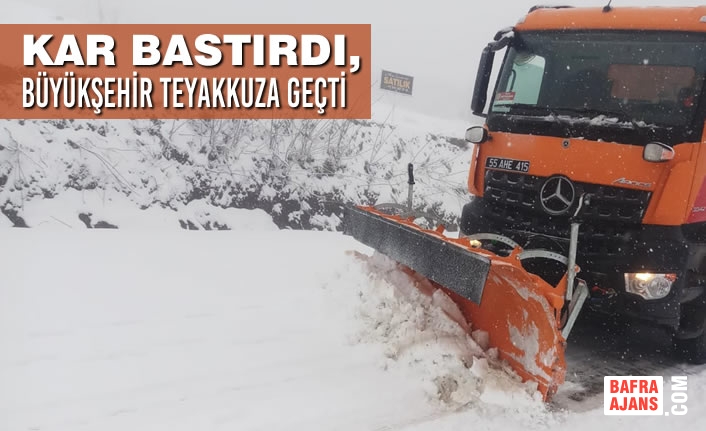 Kar Bastırdı, Büyükşehir Teyakkuza Geçti