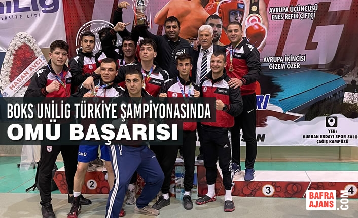 Boks Unilig Türkiye Şampiyonasında OMÜ Başarısı