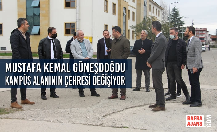 Mustafa Kemal Güneşdoğdu Kampüs Alanının Çehresi Değişiyor