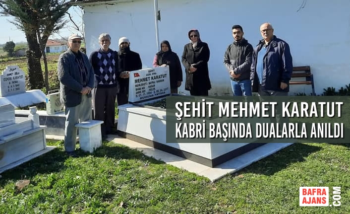 Şehit Mehmet Karatut; Kabri Başında Dualarla Anıldı
