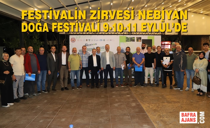 Festivalin Zirvesi Nebiyan Doğa Festivali 9-10-11 Eylül’de
