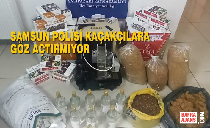 Samsun Polisi Kaçakçılara Göz Açtırmıyor