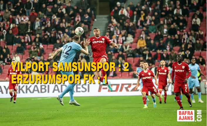 Yılport Samsunspor : – Erzurumspor Fk : 1