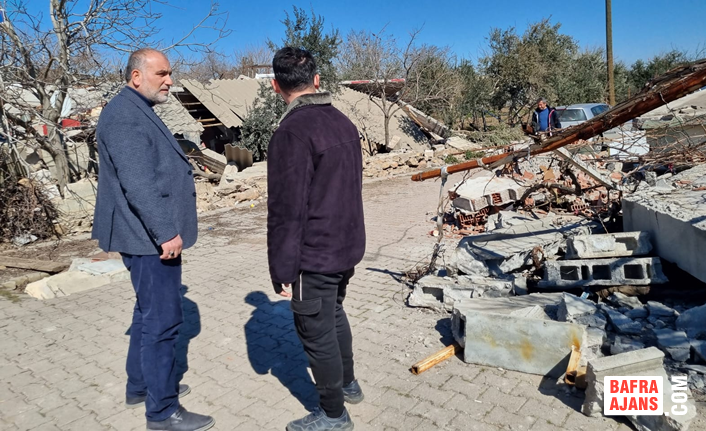 Başkan İbrahim Sandıkçı Deprem Bölgelerinde
