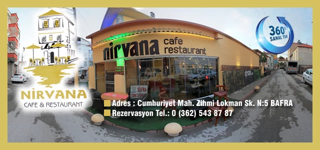 Nirvana Cafe & Restaurant Sanal Tur Uygulaması