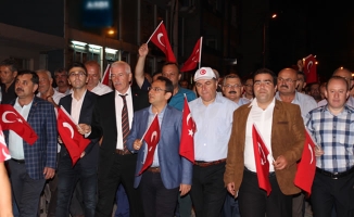 Alaçam'da 15 Temmuz Demokrasi ve Milli Birlik Gününü Kutladı