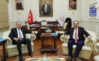 Başkan Şahin; Sağlık Bakanı Demircan’ı Ziyaret Etti