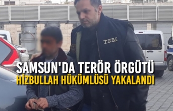 Samsun'da Terör Örgütü Hizbullah Hükümlüsü Yakalandı