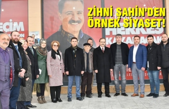 Zihni Şahin'den CHP Seçim Bürosu'na Ziyaret