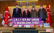 T.M.S.Y.’den MHP Samsun İl Başkanlığına Ziyaret