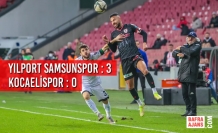 Yılport Samsunspor : 3 - Kocaelispor : 0