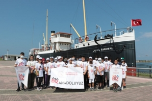 Biz Anadoluyuz Projesi Kapsamında Sinoplu Öğrenciler Samsun'u Gezdi