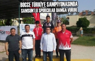 Bocce Türkiye Şampiyonasında Samsun'lu Sporcular...