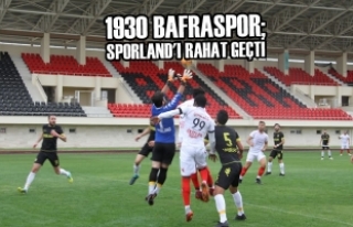 1930 Bafraspor; Sporland'ı Rahat Geçti