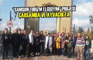 “Samsun Turizm Elçisiyim” Projesi Çarşamba...