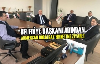 Başkanlardan Akmercan Doğalgaz Şirketi’ne Ziyaret