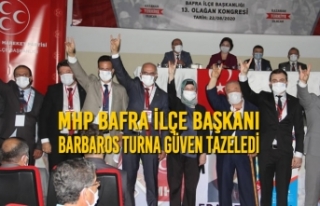 MHP İlçe Başkanı Barbaros Turna Güven Tazeledi