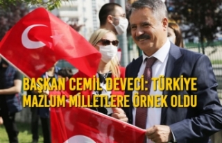 Başkan Cemil Deveci: Türkiye Cumhuriyeti Mazlum...